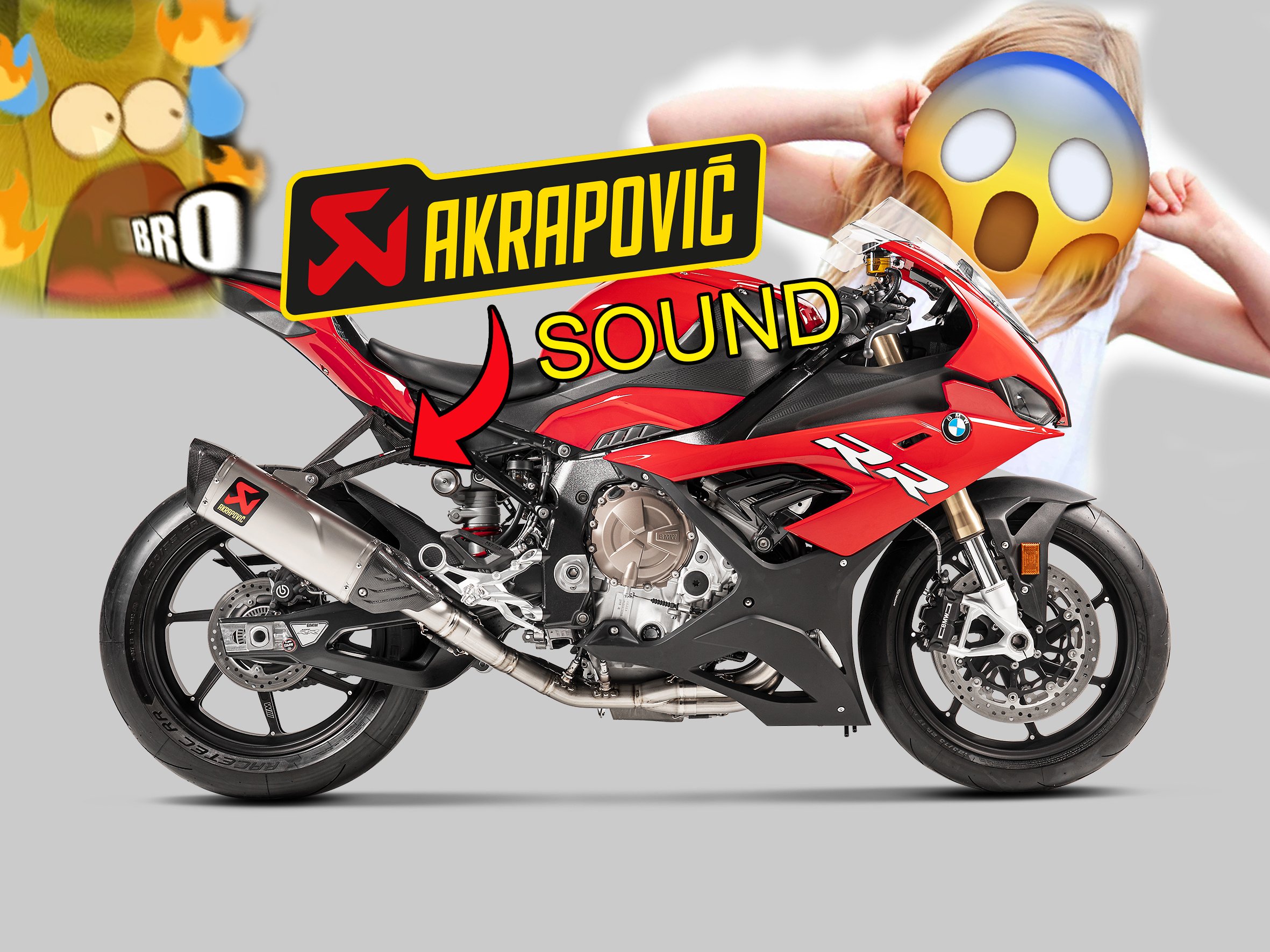 BMW S1000RR Akrapovic Evo Line Exhaust Engine Sound Mod [Add-on