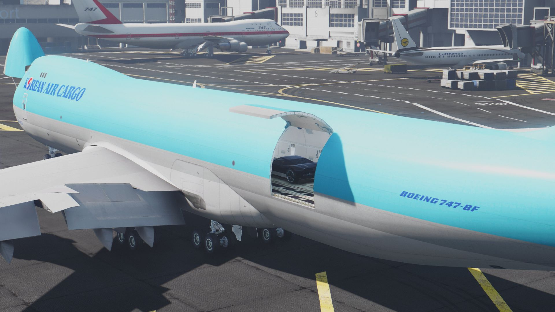 Boeing 747 8f Add On Gta5 Mods Com