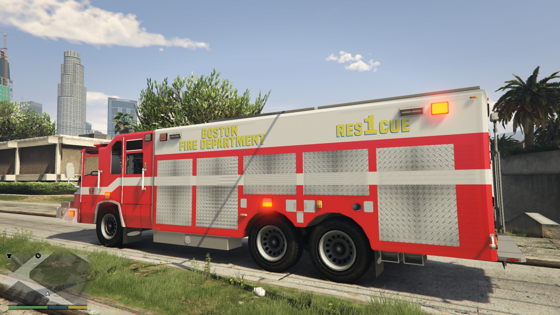 gta5消防车图片