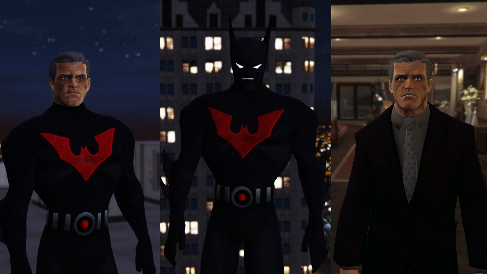 Animated Batman Beyond mod for Batman Arkham City by