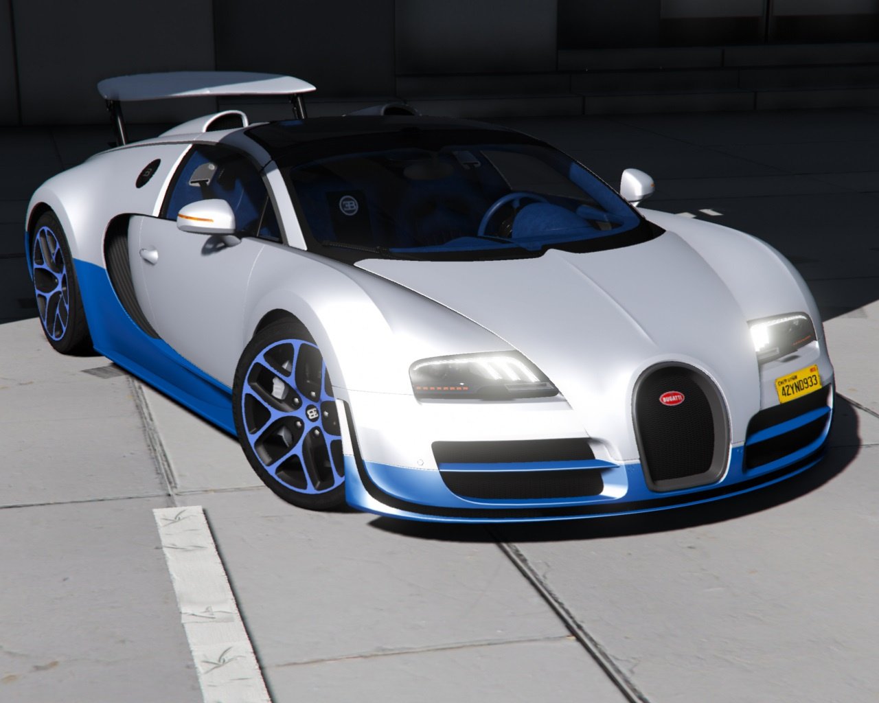 Bugatti Veyron Vitesse [Add-On, LODs, Auto-spoiler, Tuning, Extras