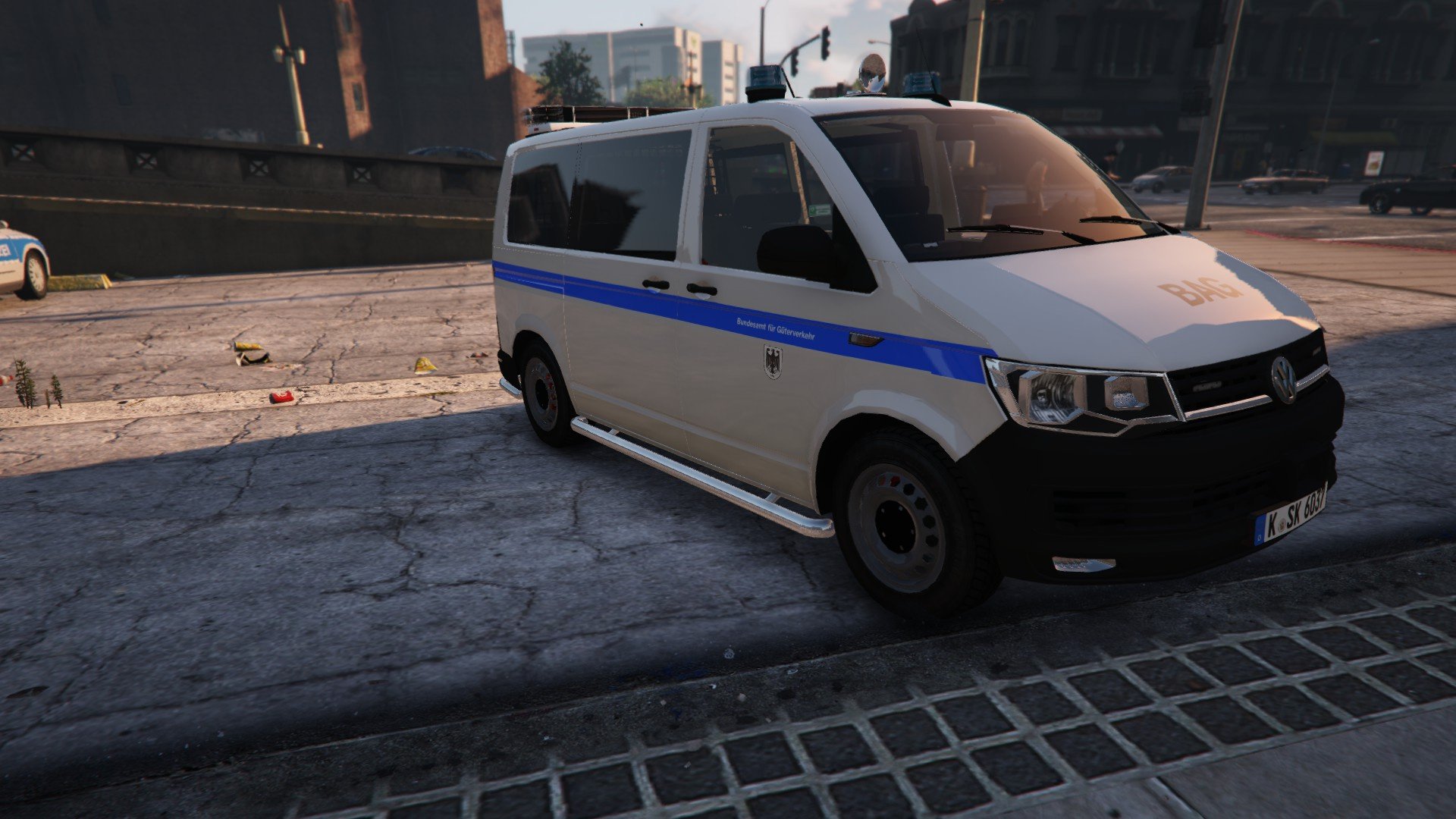 Bundesamt für Güterverkehr [BAG] Skin Für VW T6 - GTA5-Mods.com