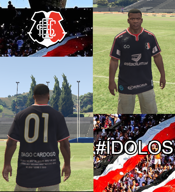 GTA San Andreas - Cadê o Game - Download - Skins & Roupas - Camisa S?o  Paulo Futebol Clube