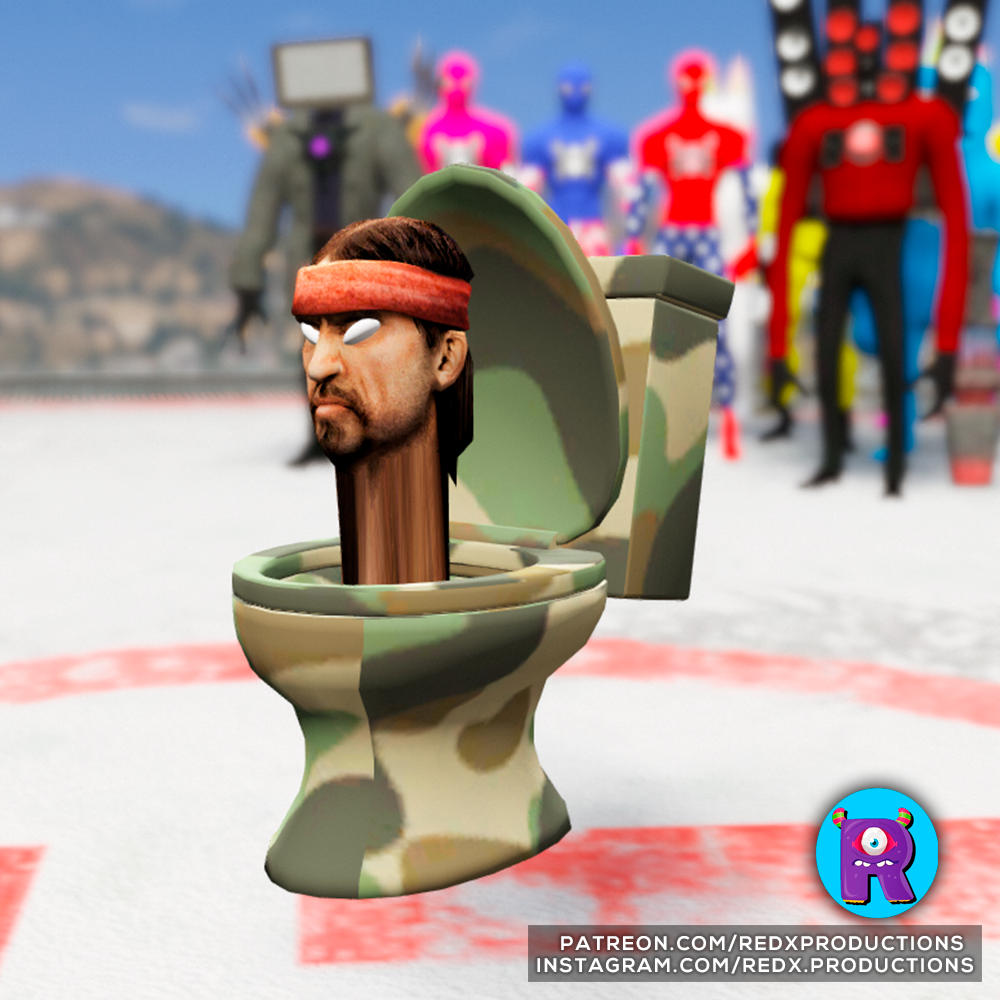 Camouflage Skibidi Toilet - GTA5-Mods.com