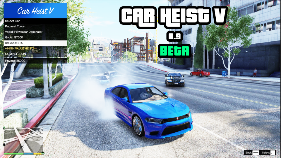 gta 5 car heist