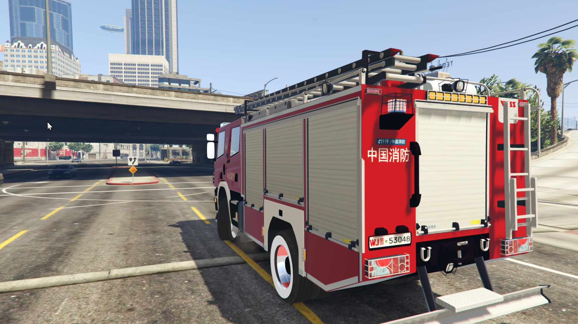 Chinese Scania Firetruck 中国消防车 Gta5 Mods Com