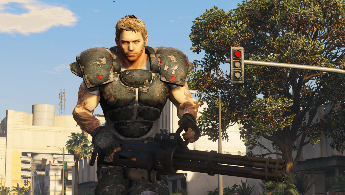 Chris Redfield - Resident Evil 5 - MEGA PACK OUTFITS [Add-On Ped