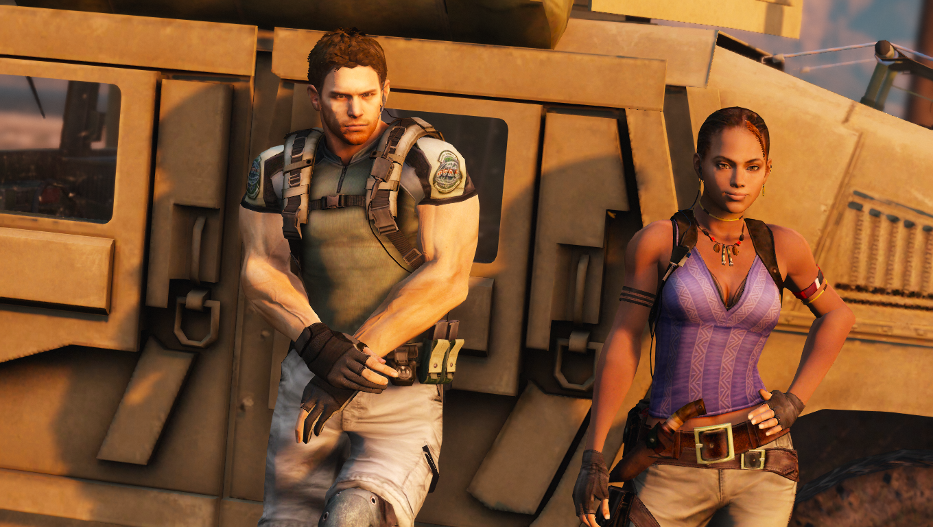 Chris Redfield - Resident Evil 5 - MEGA PACK OUTFITS [Add-On Ped