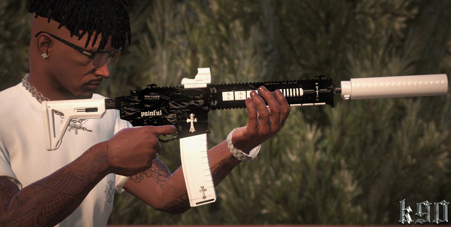 Gta 5 тяжелая снайперская винтовка mk2 фото 113