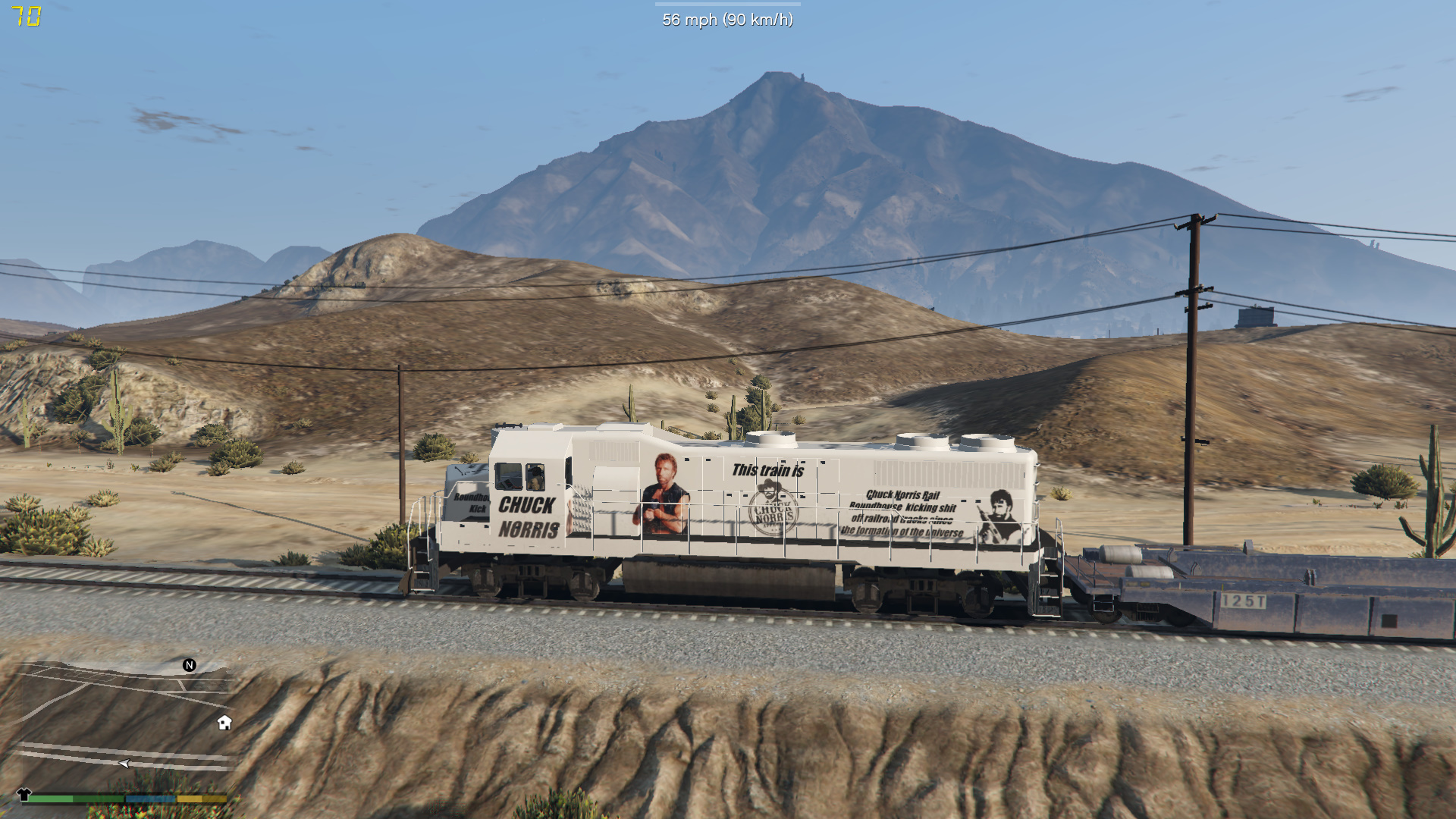 Chuck Norris train livery - GTA5-Mods.com