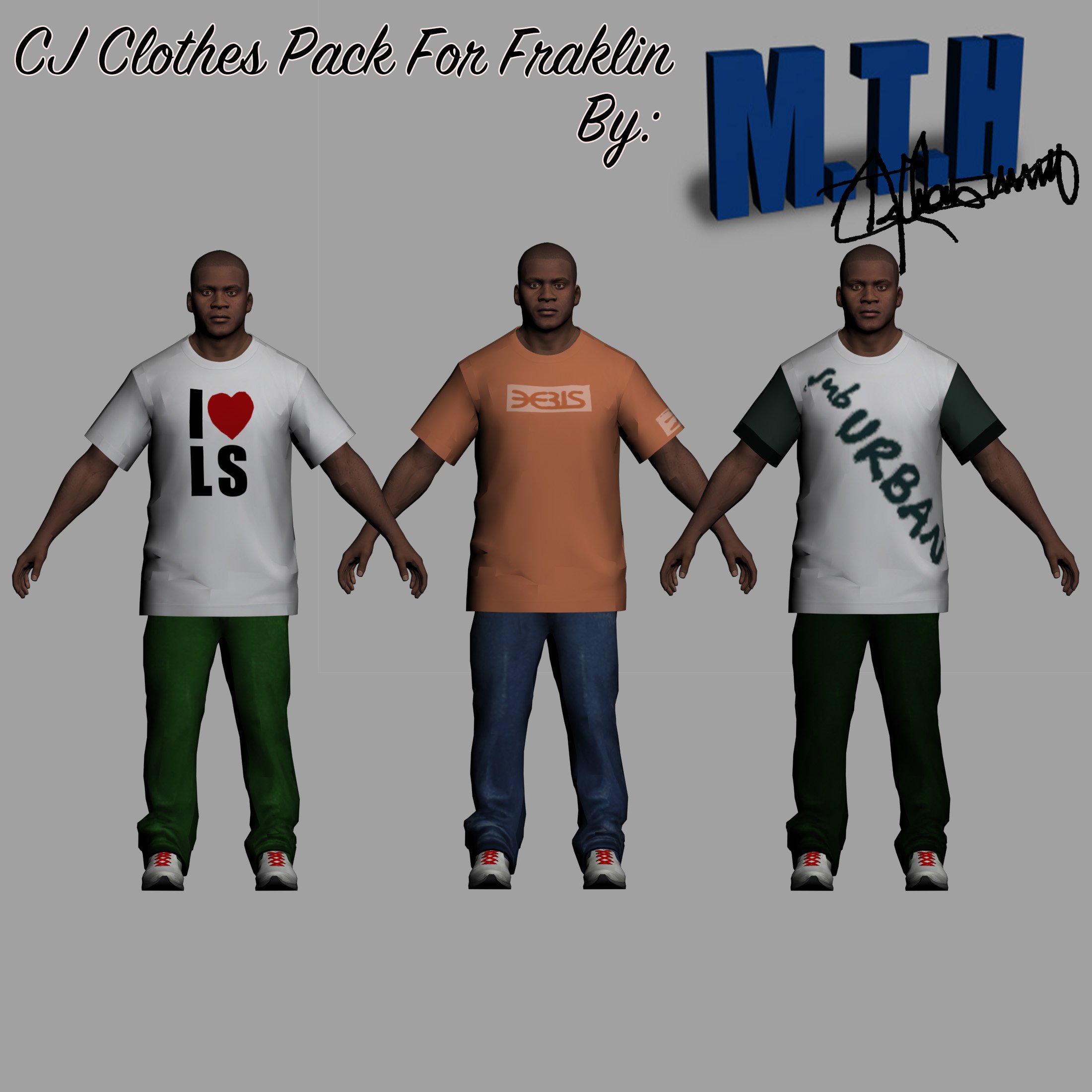 CJ Clothes Pack For Franklin.