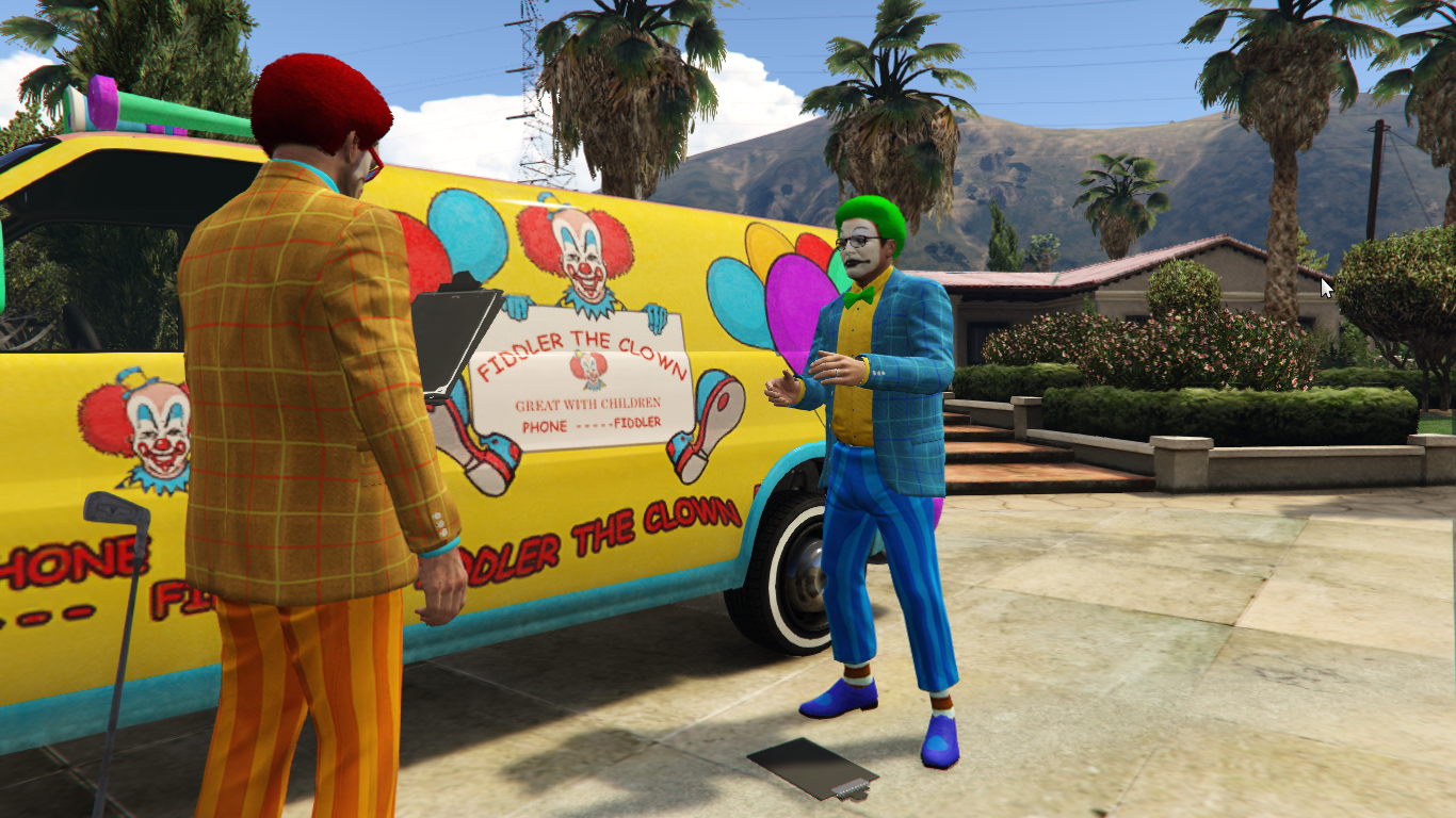 Gta clown outfit