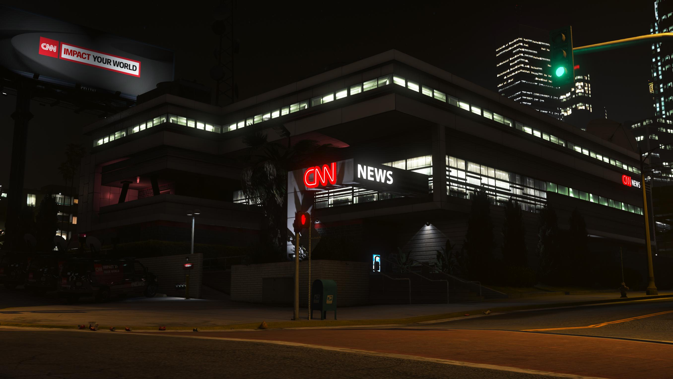 CNN - WEAZEL News Building Reworked Add-On / Replace.