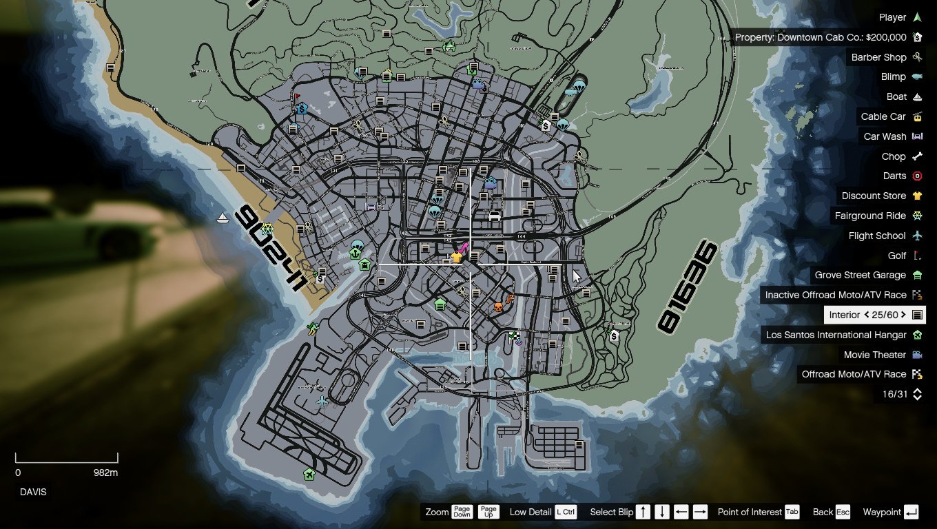 List of Street Names, GTA Wiki