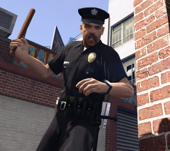 Cops sideburns moustache 70's - GTA5-Mods.com
