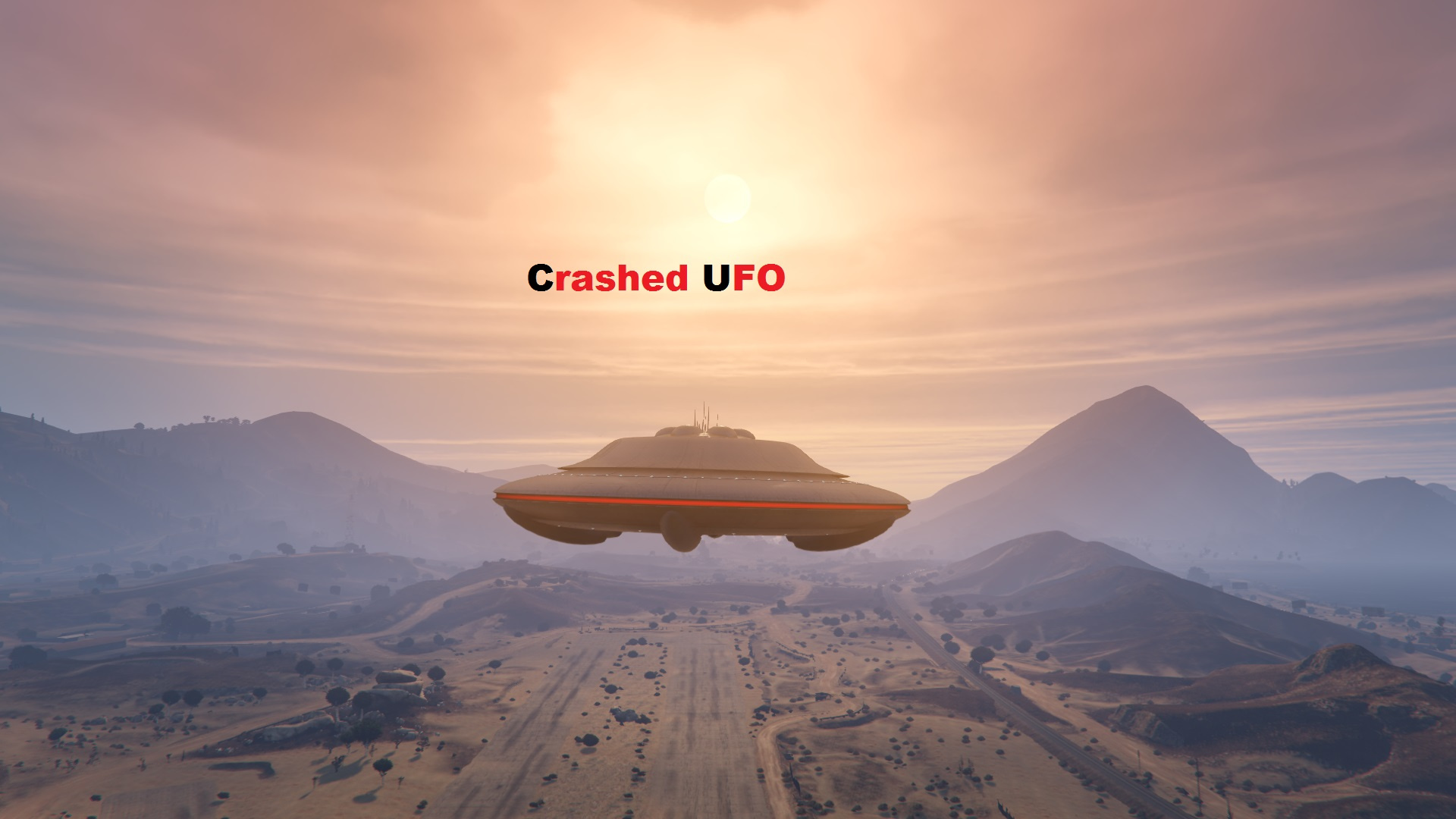 Crashed Ufo Scene Gta5