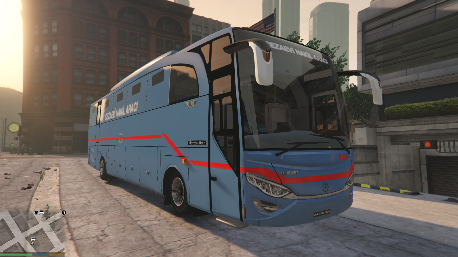 Prison bus gta 5 замена фото 108