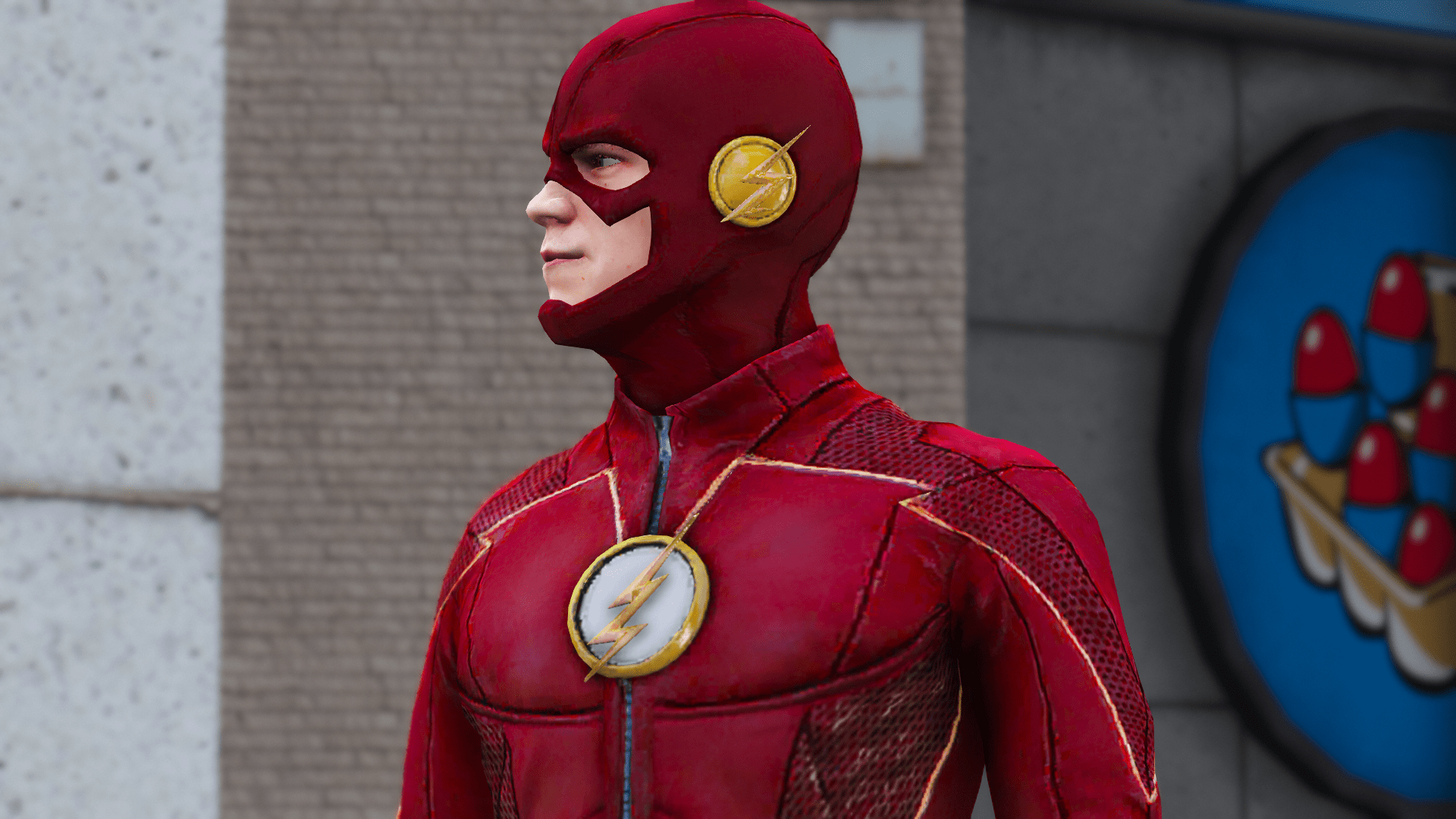 CW The Flash Season 4 Suit.