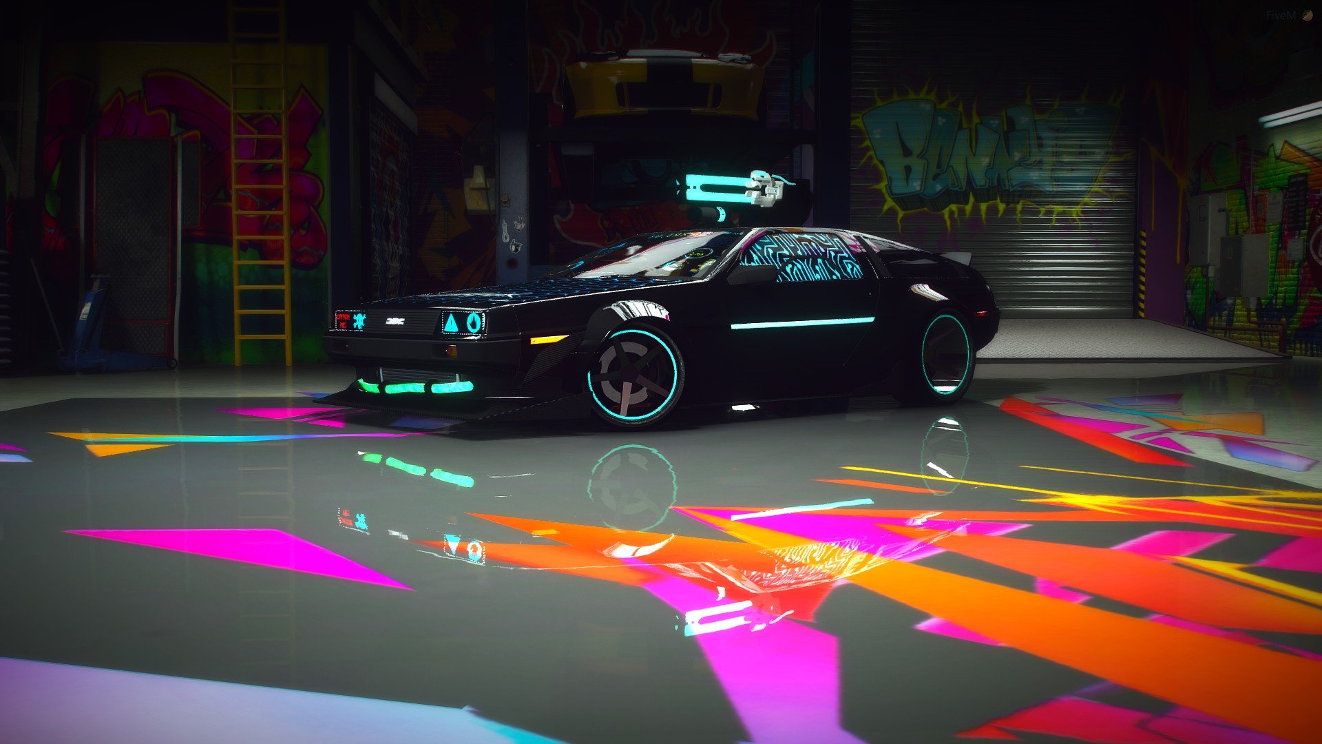 Cyberpunk Delorean DMC-12 [Add-On / FiveM] - GTA5-Mods.com