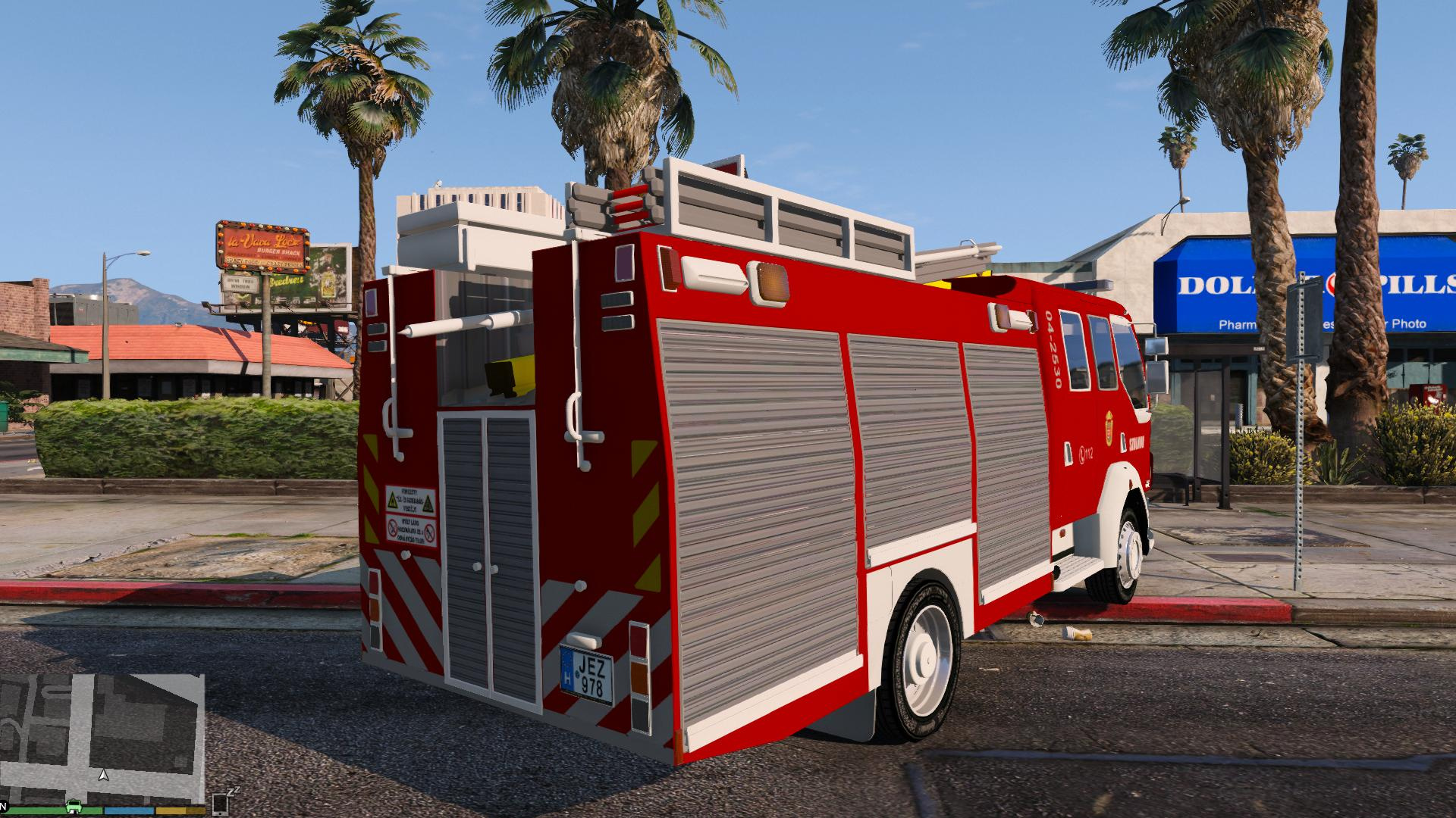 DAF FL Hungarian Firetruck Painjob - GTA5-Mods.com