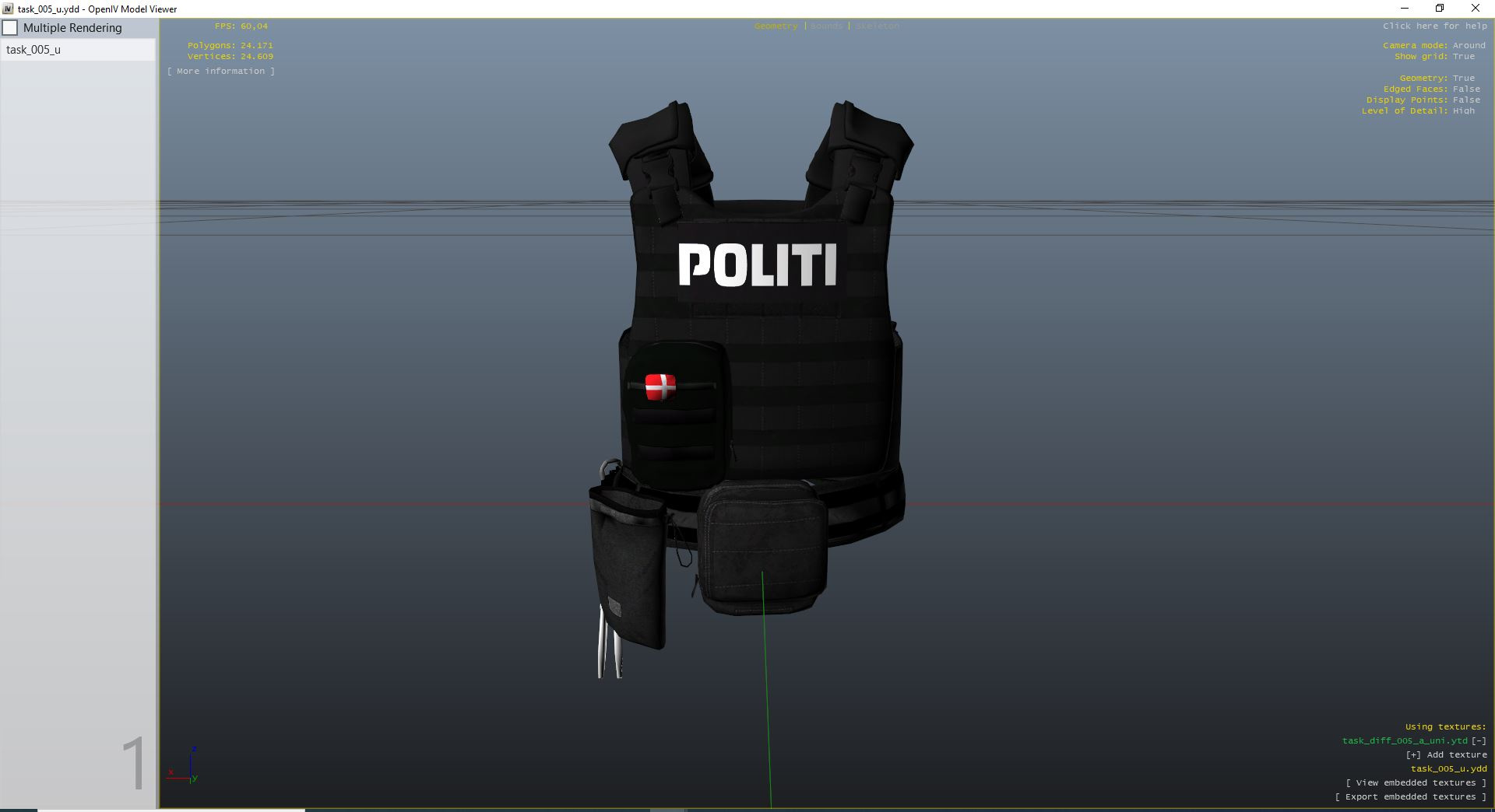 Danish Police Eup Vest Pack Gta5