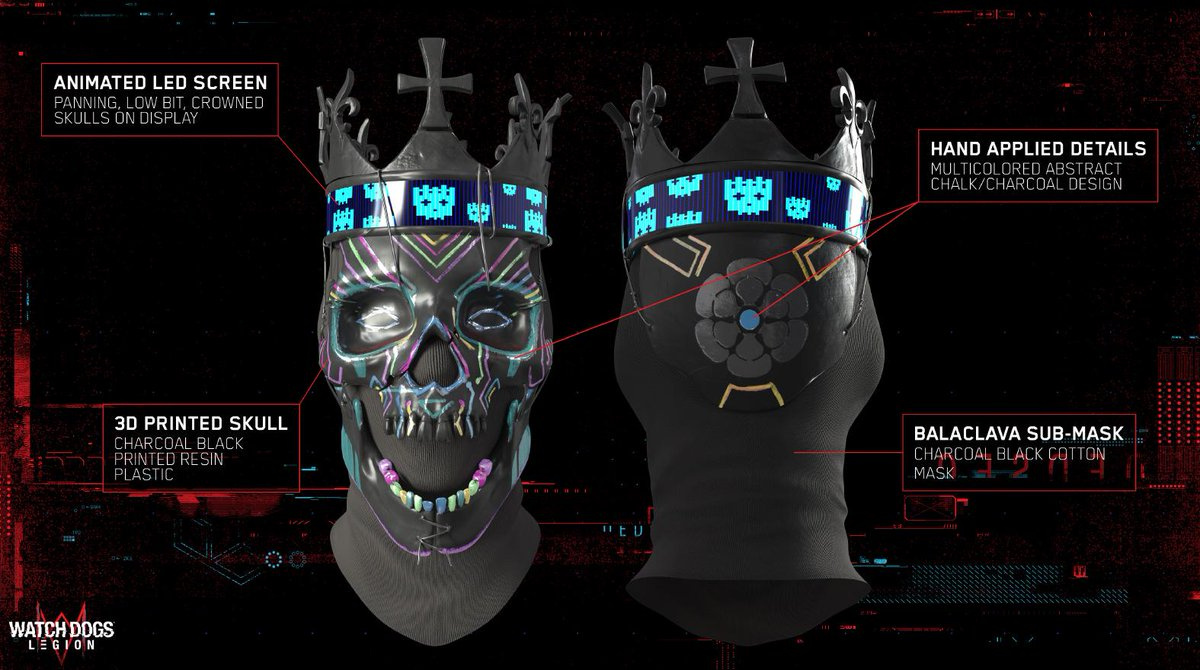 DeDsEc Coronet Mask [Watch Dogs Legion] 