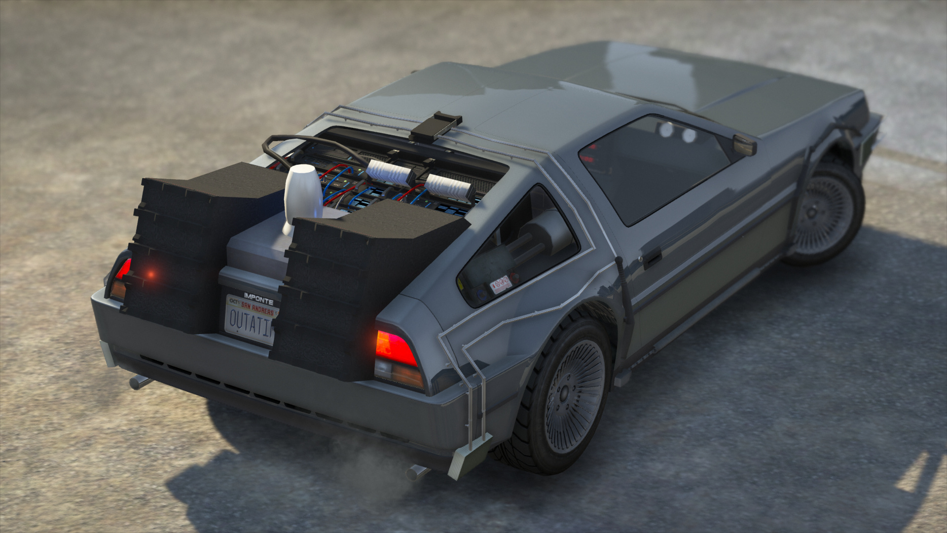 Delorean gta 5 mod фото 48