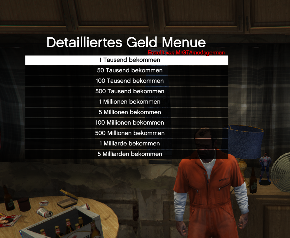 money drop gta 5 mod menu