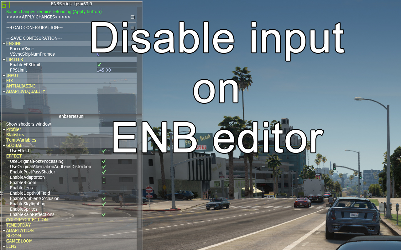 Disable Input On Enb Editor Gta5 Mods Com