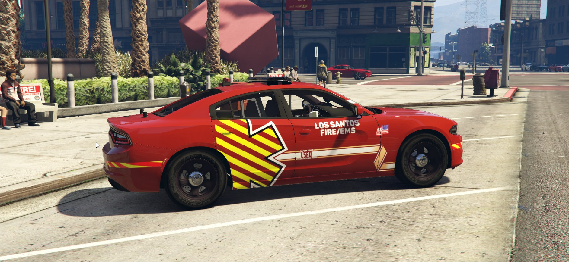 Dodge Charger Rt Ems For Fivem And Sp Gta5