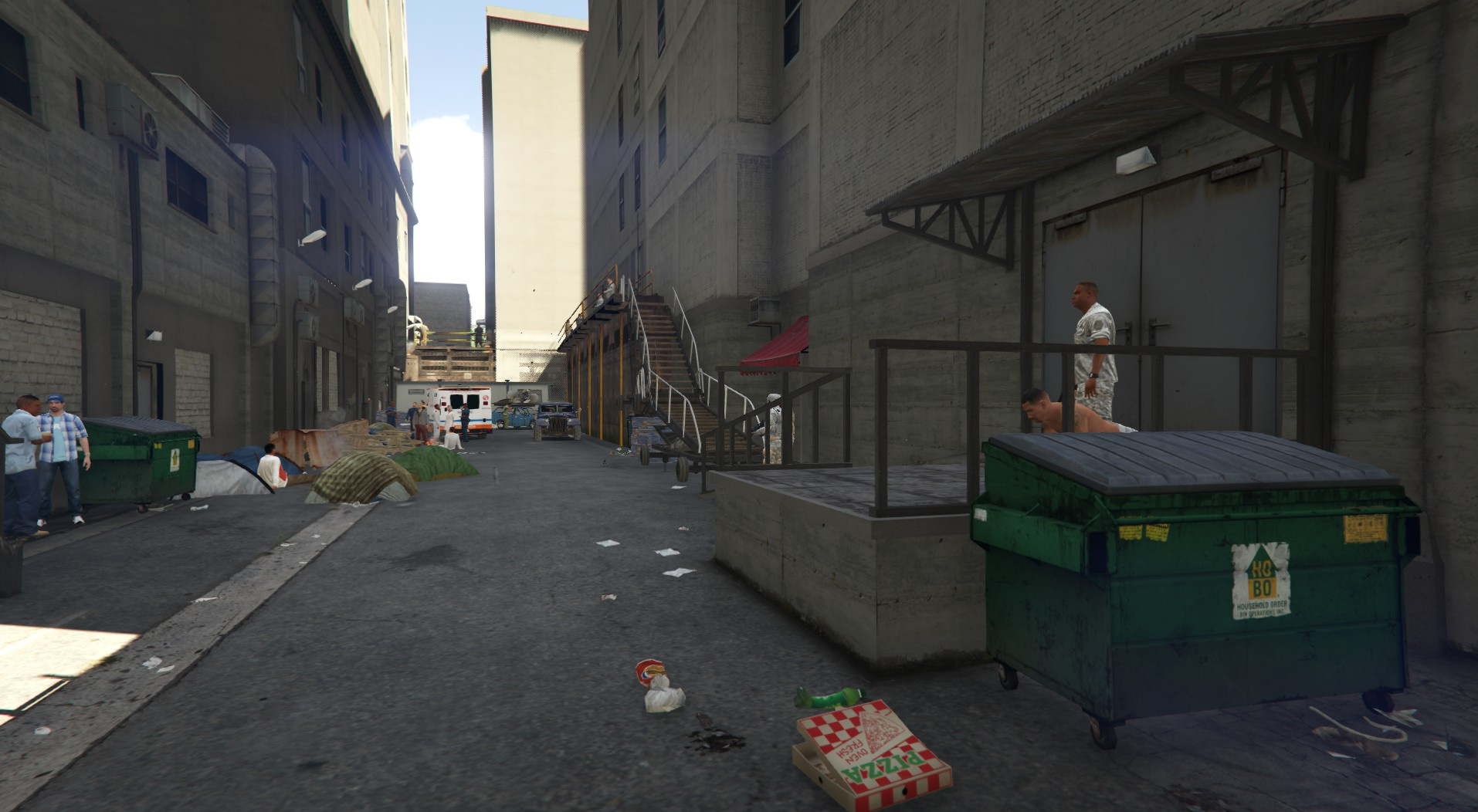Downtown Survival Base Final Resistance Base Gta5 Mods Com