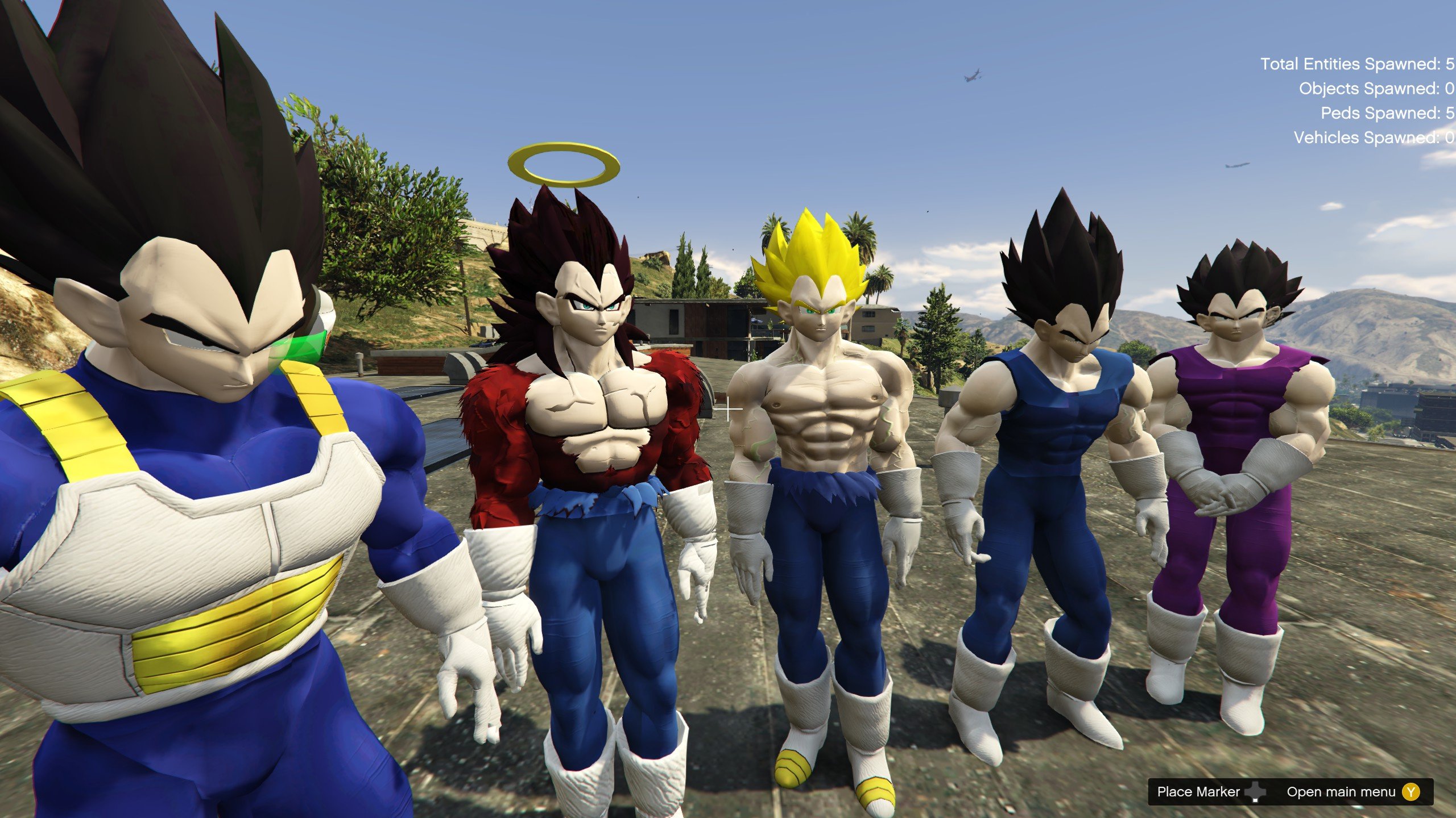 Dragon Ball Generation: Manhas para Gta San andreas Vegeta