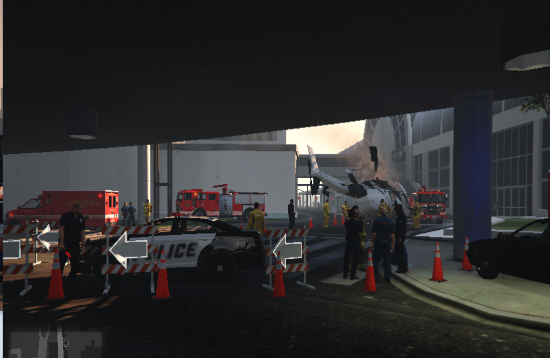 Dwi Checkpoint Building Fire And Two Accidents Gta5