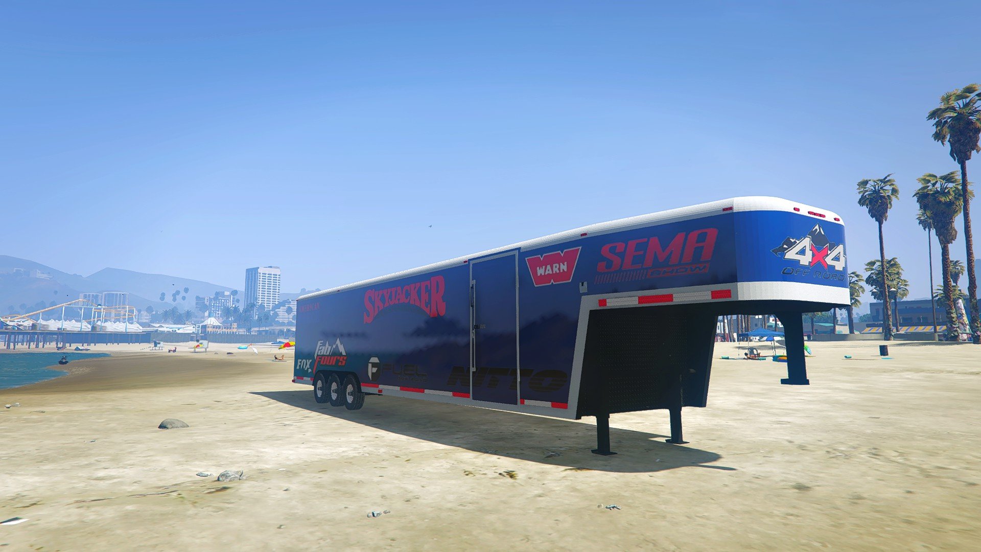 Enclosed Gooseneck Car Hauler [More Liveries] - GTA5-Mods.com