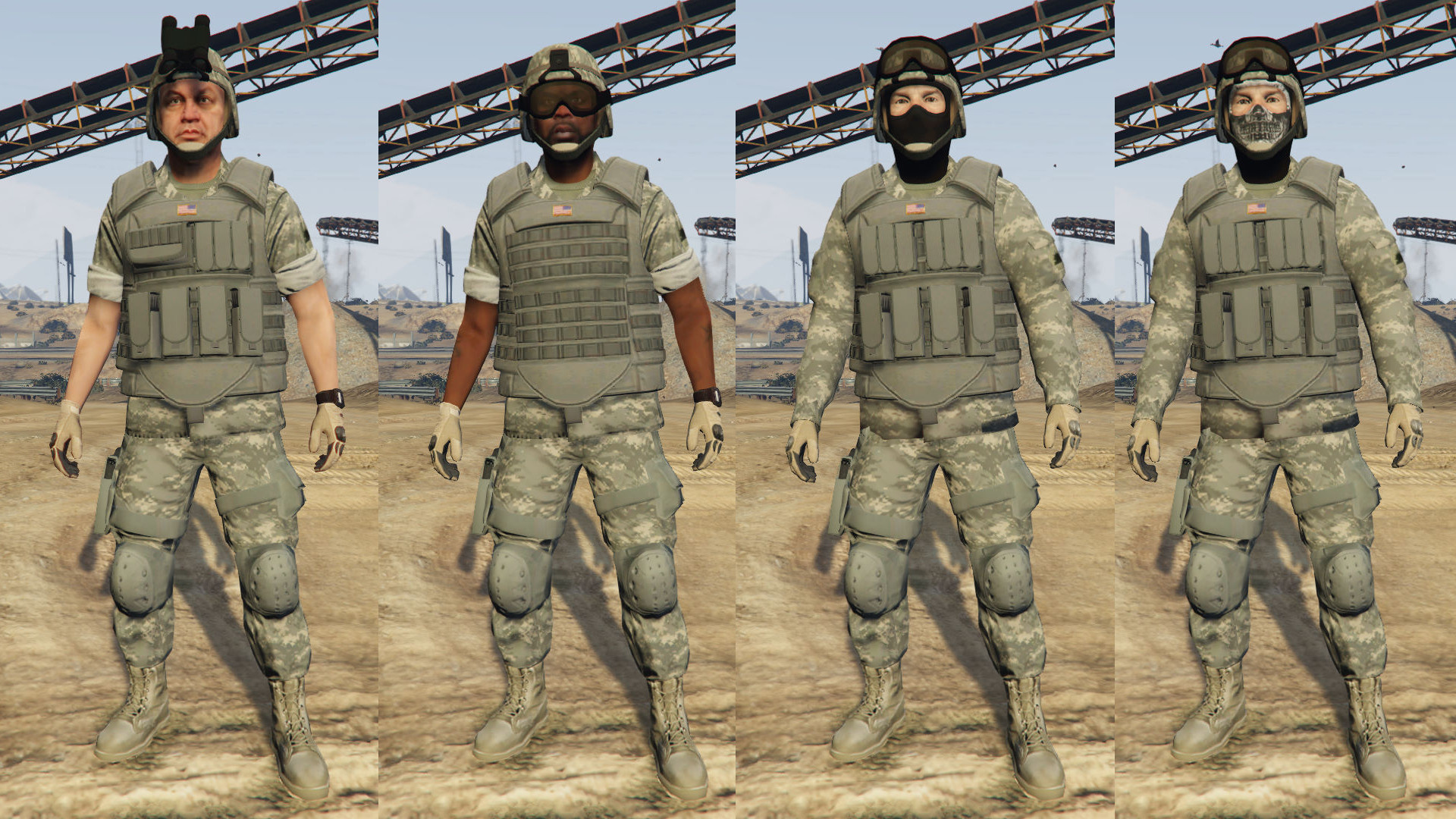 Gta 5 military outfit фото 118