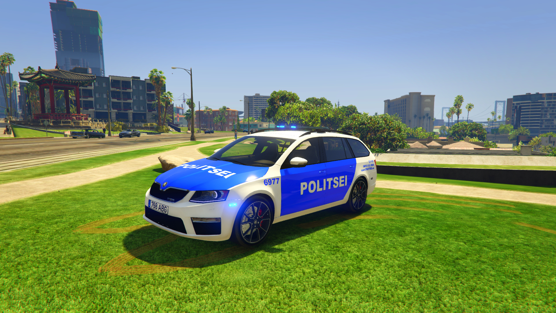 Estonian Police Skoda Octavia Vrs Estate Gta5 Mods Com