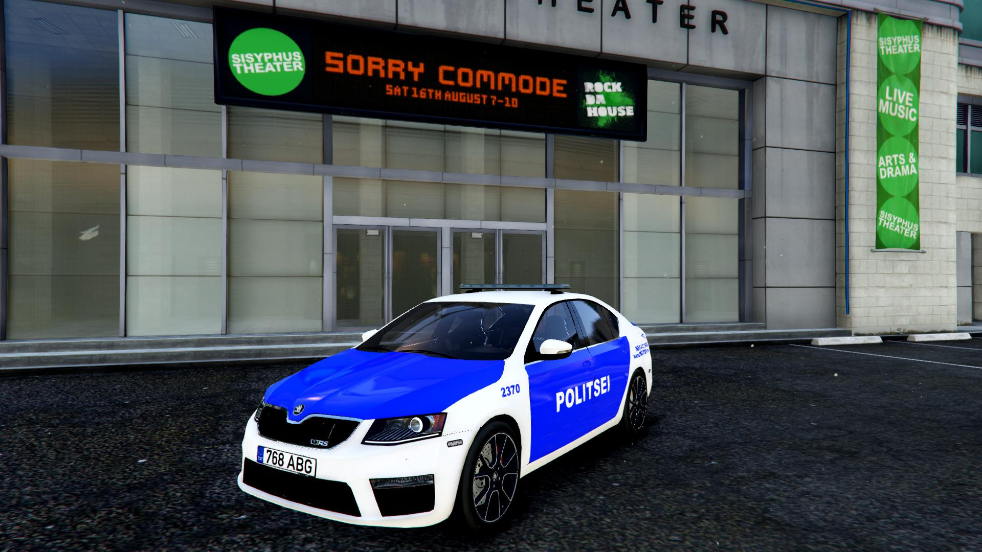 Skoda police gta 5 фото 92