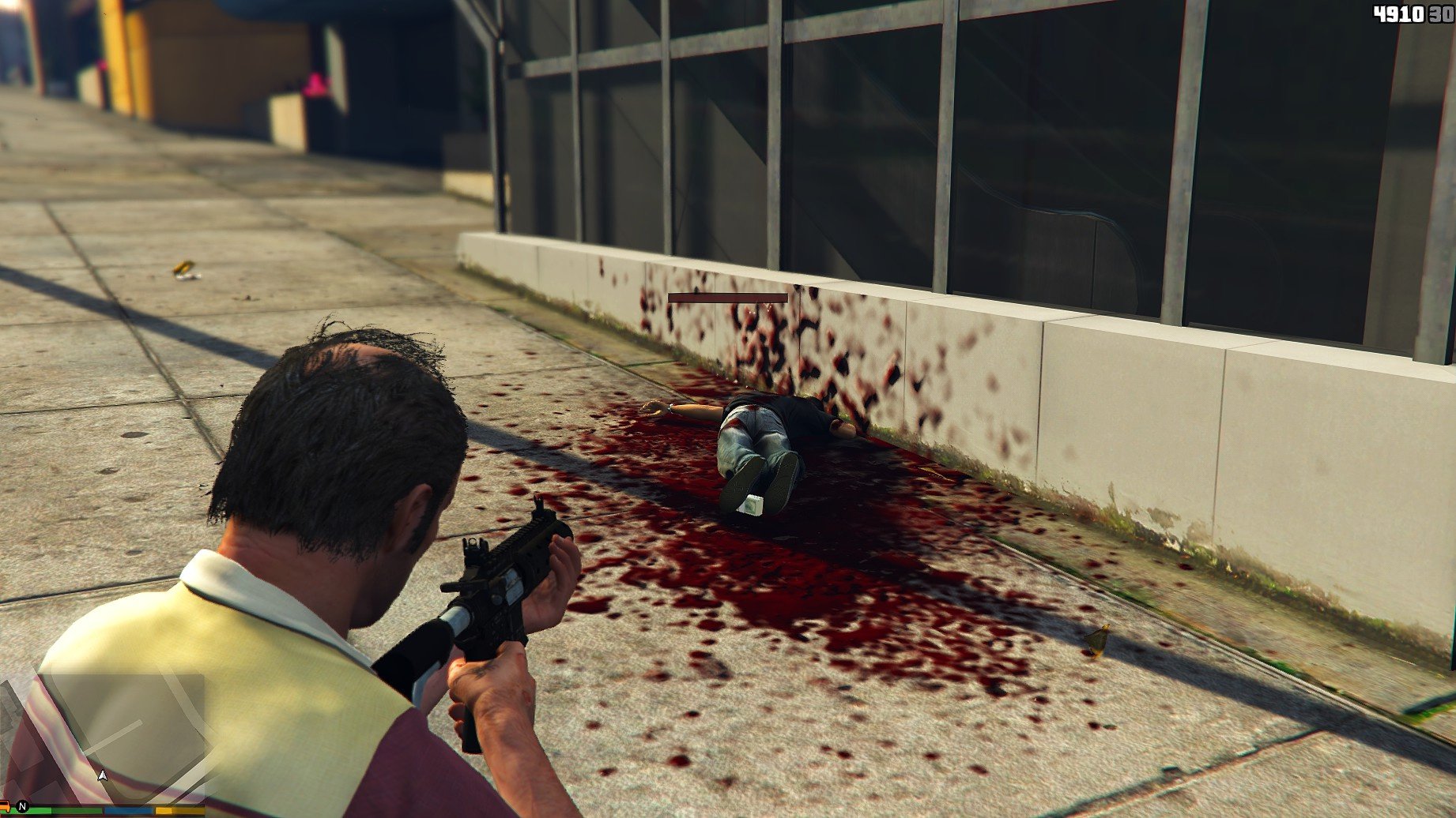 Gore and blood gta 5 фото 30
