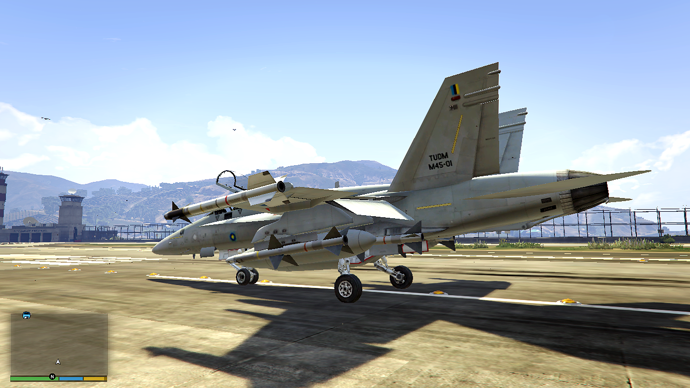 F/A-18C Hornet Royal Malaysia Air Force TUDM/RMAF - GTA5 ...