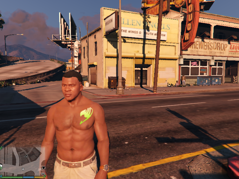 Fairy Tail Green Tattoo for Franklin (Chest) - GTA5-Mods.com