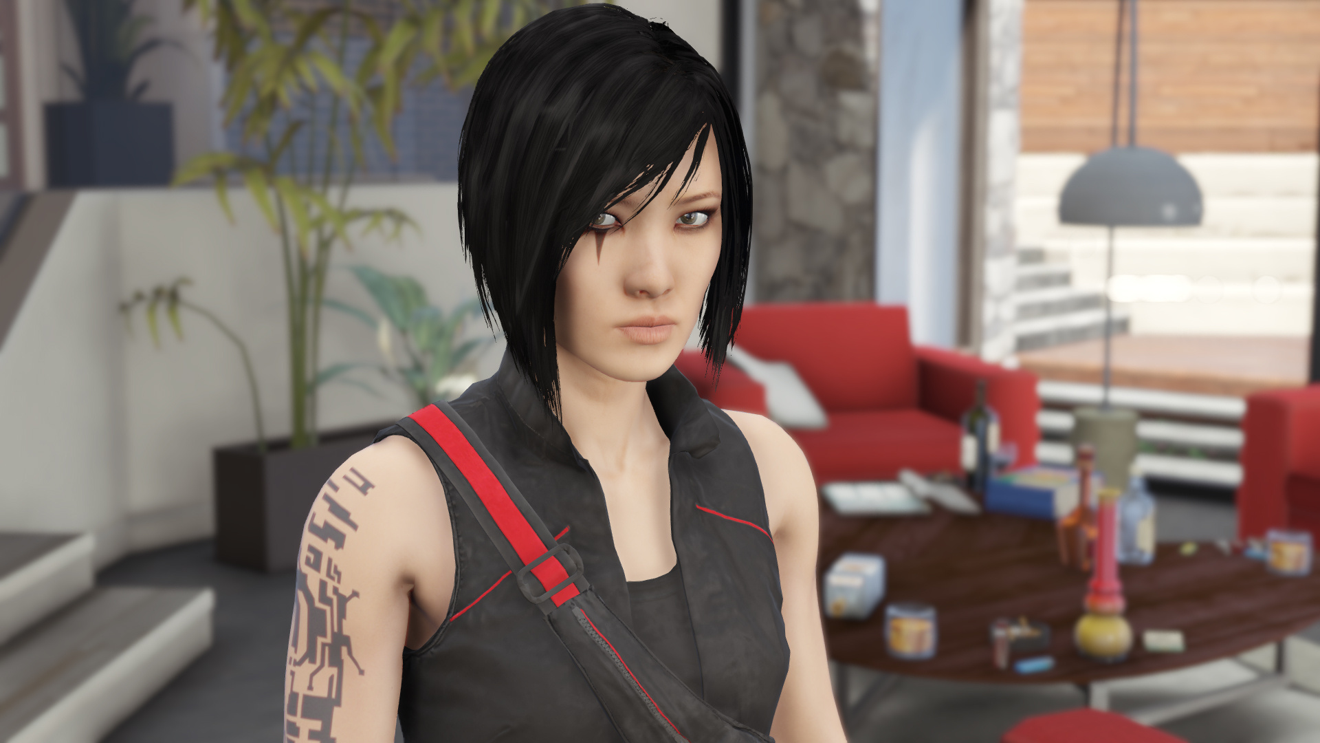 i made a mod i dont think anyone has done yet! if anyone still plays mirrors  edge catalyst pls check it out just a retexture for faith but its her  tattoos :D