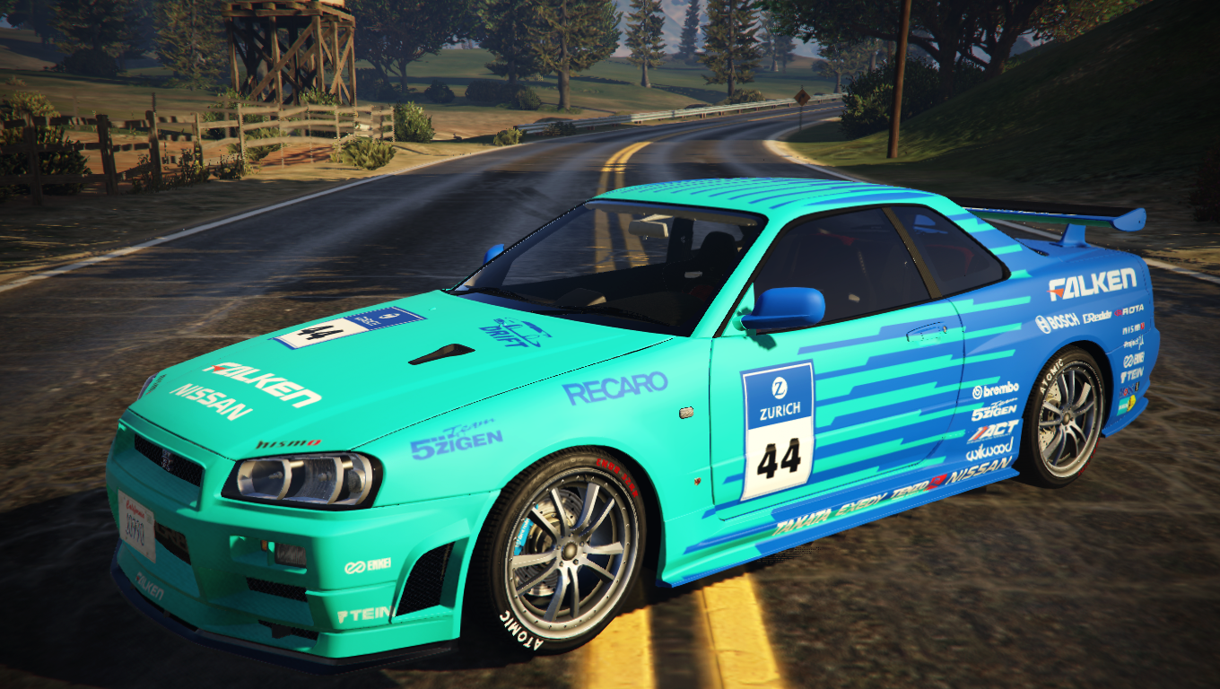 Nissan Skyline r34 в играх