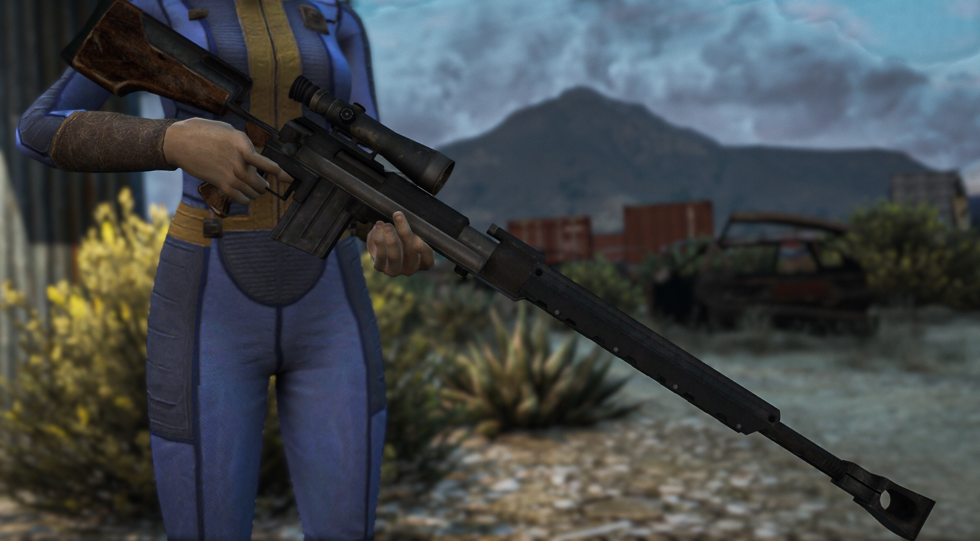 Fallout 4 handmade anti materiel rifle фото 7