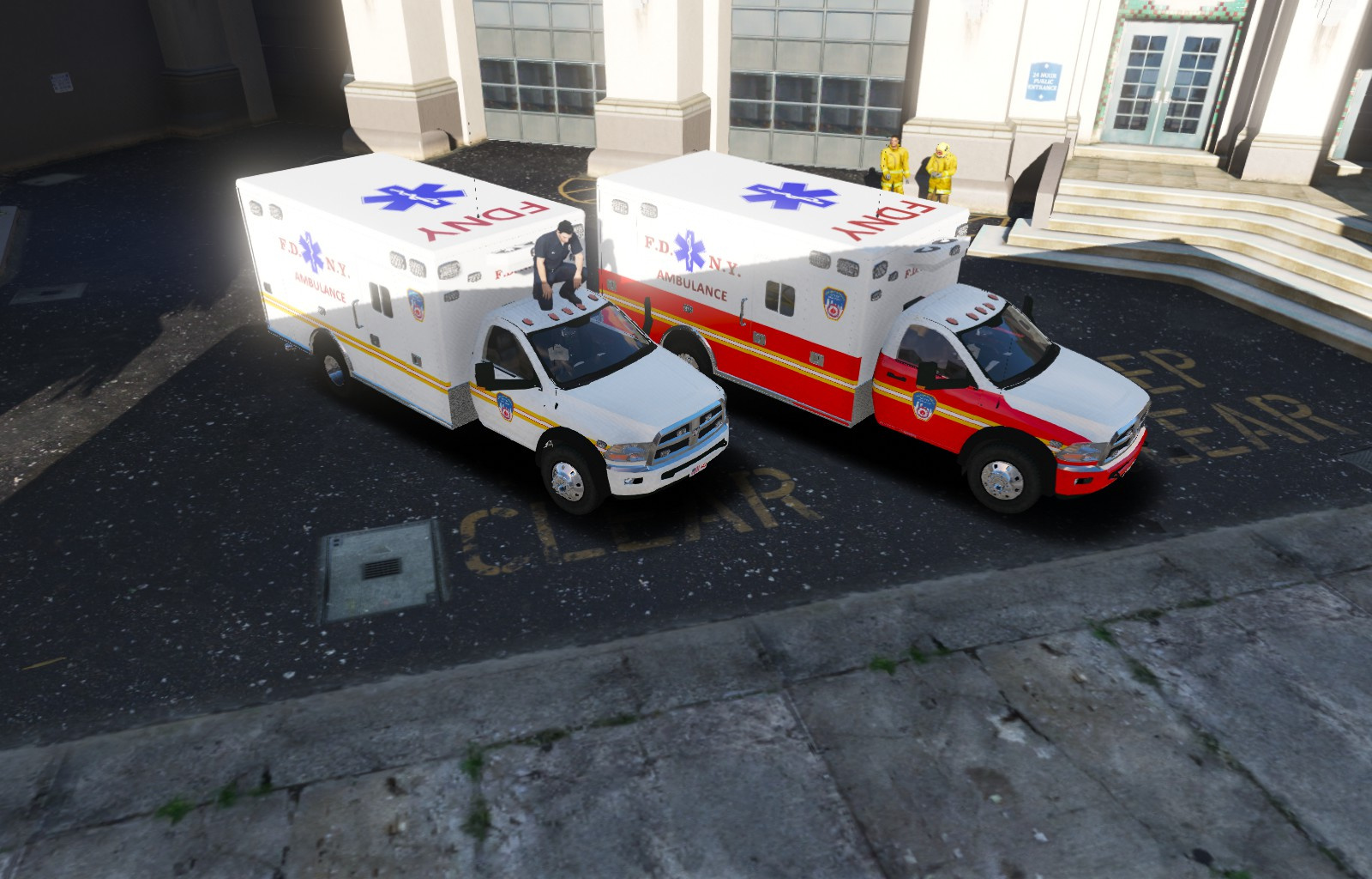 FDNY and FDLS Skins for Medic4523's Ram Ambulances - GTA5-Mods.com