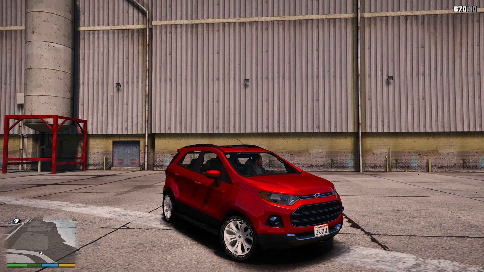 03 Carros BRASILEIROS na FIXA para Encontros de Carros! GTA 5 Mods -  EcoSport & UNO VIVACE