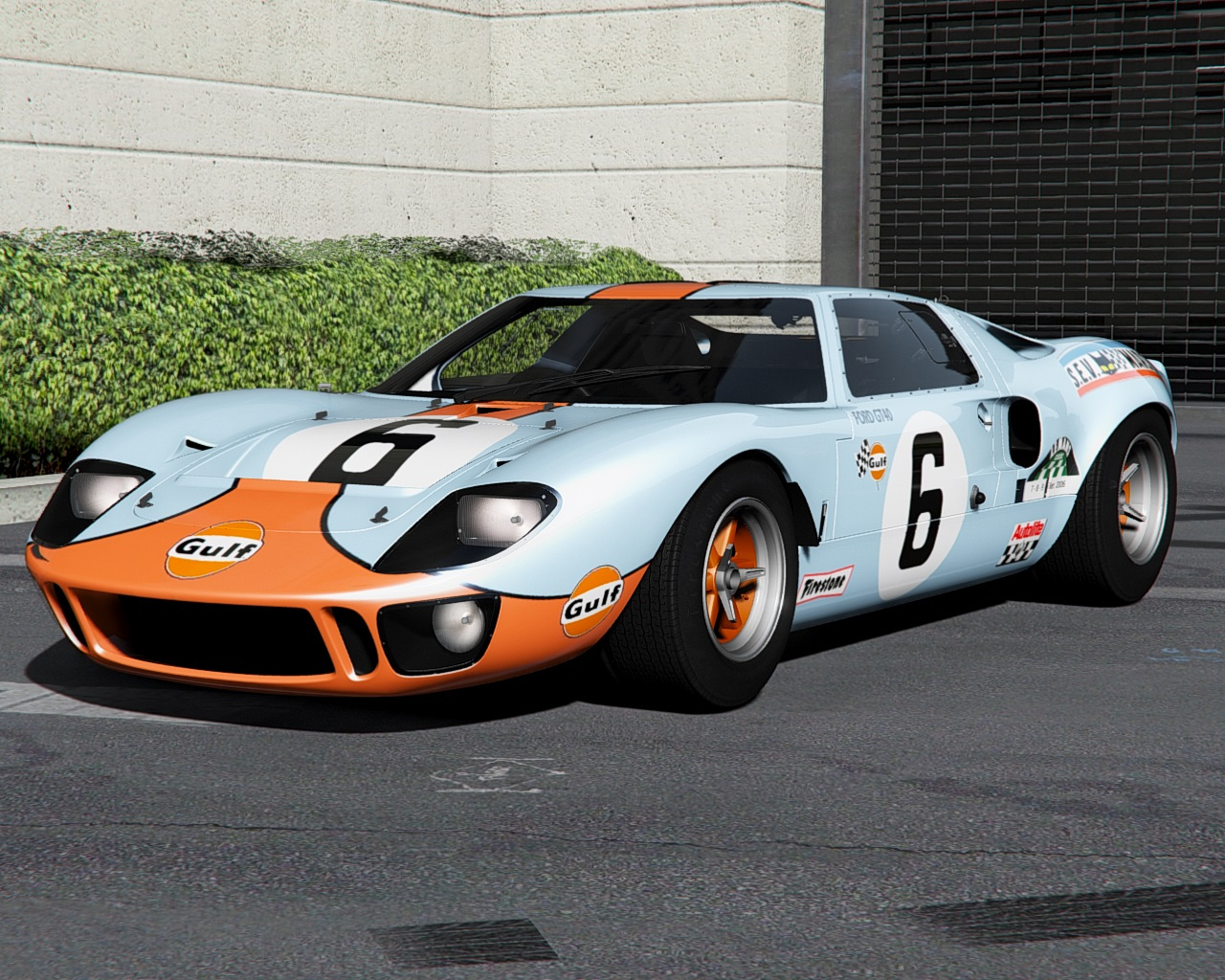 Ford GT40 MK I 1964 Add-On Extras Template.
