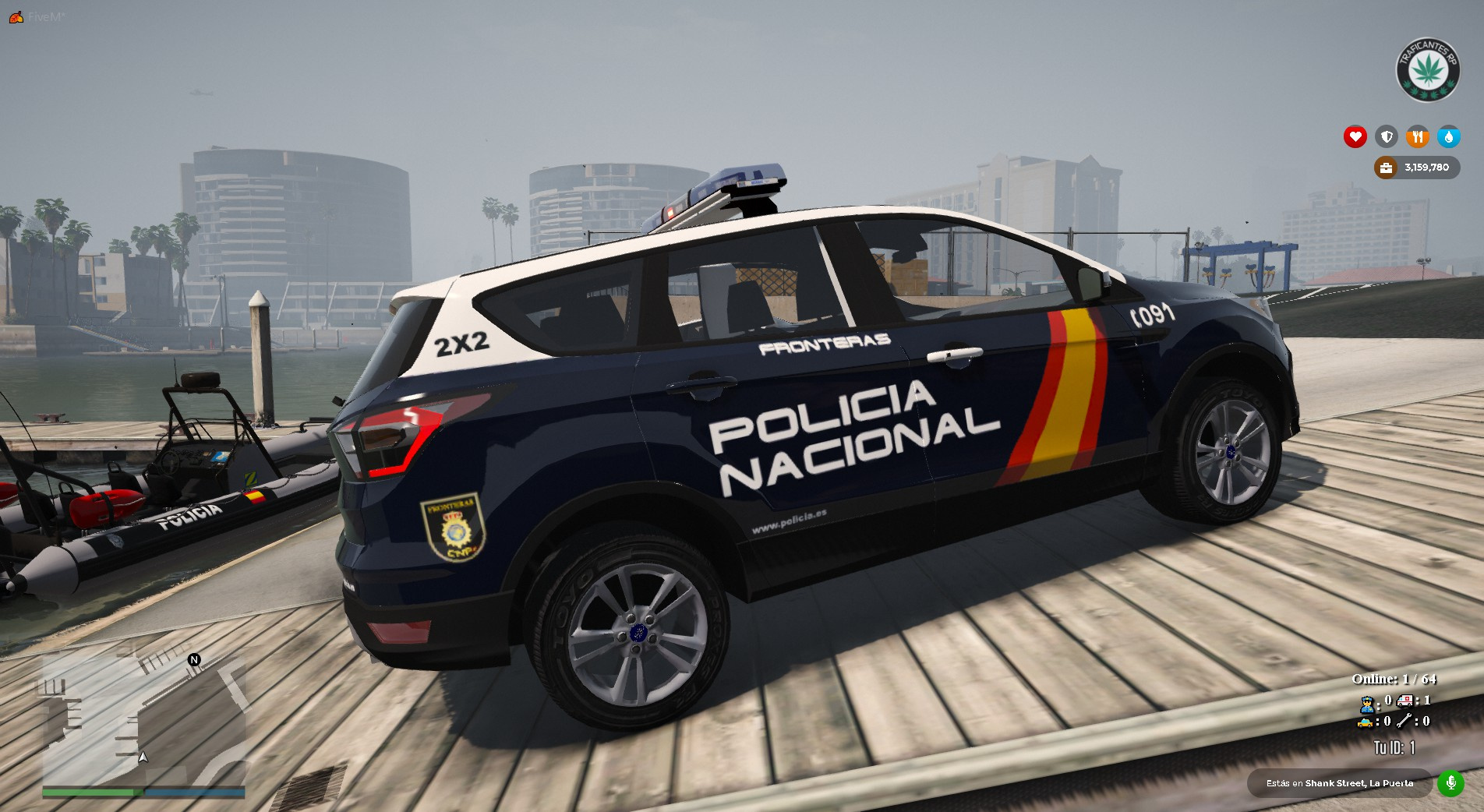 Download FORD KUGA (version Policía Nacional) ELS 1.0 for GTA 5