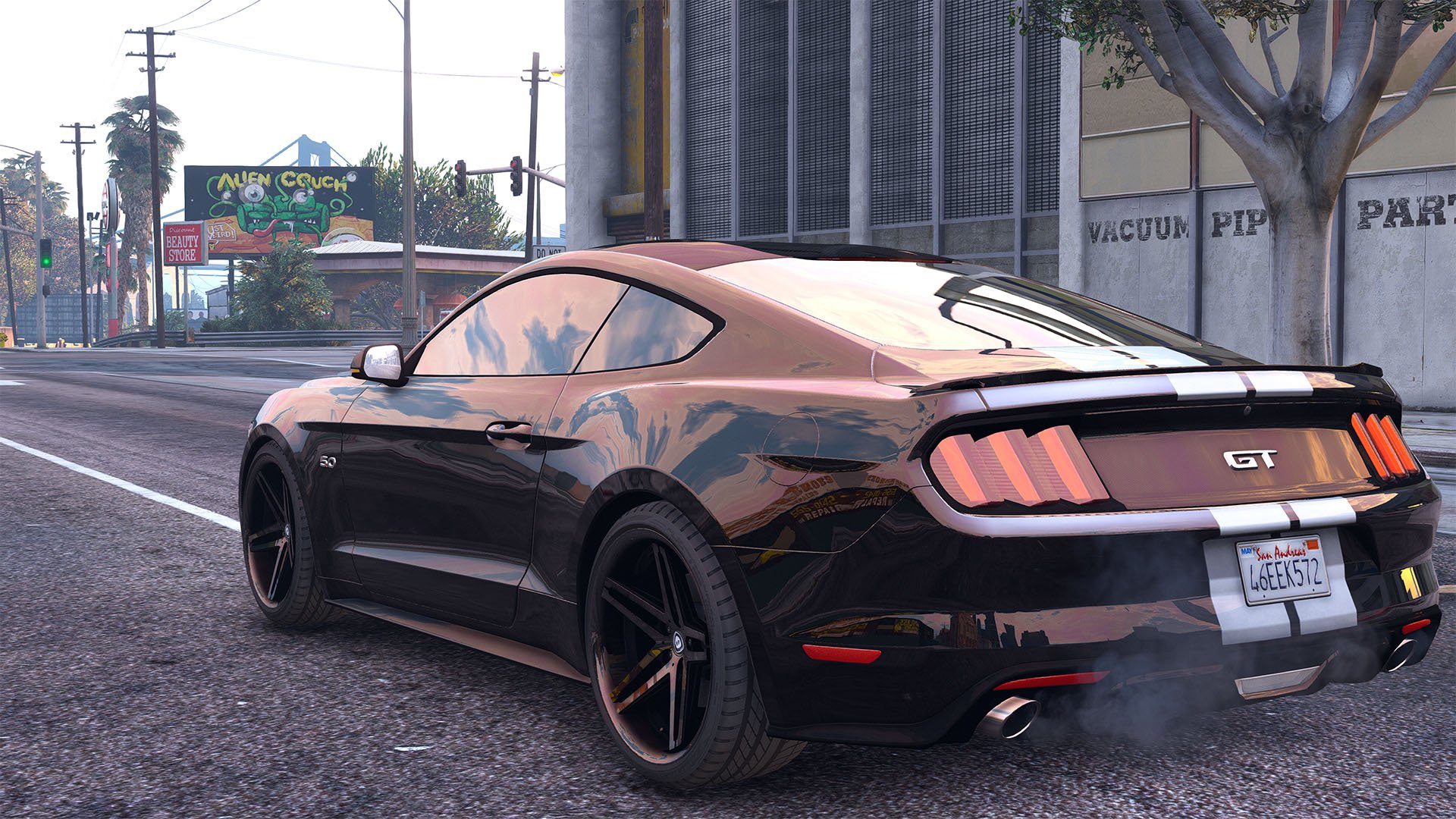 Gta 5 ford mustang replace фото 4