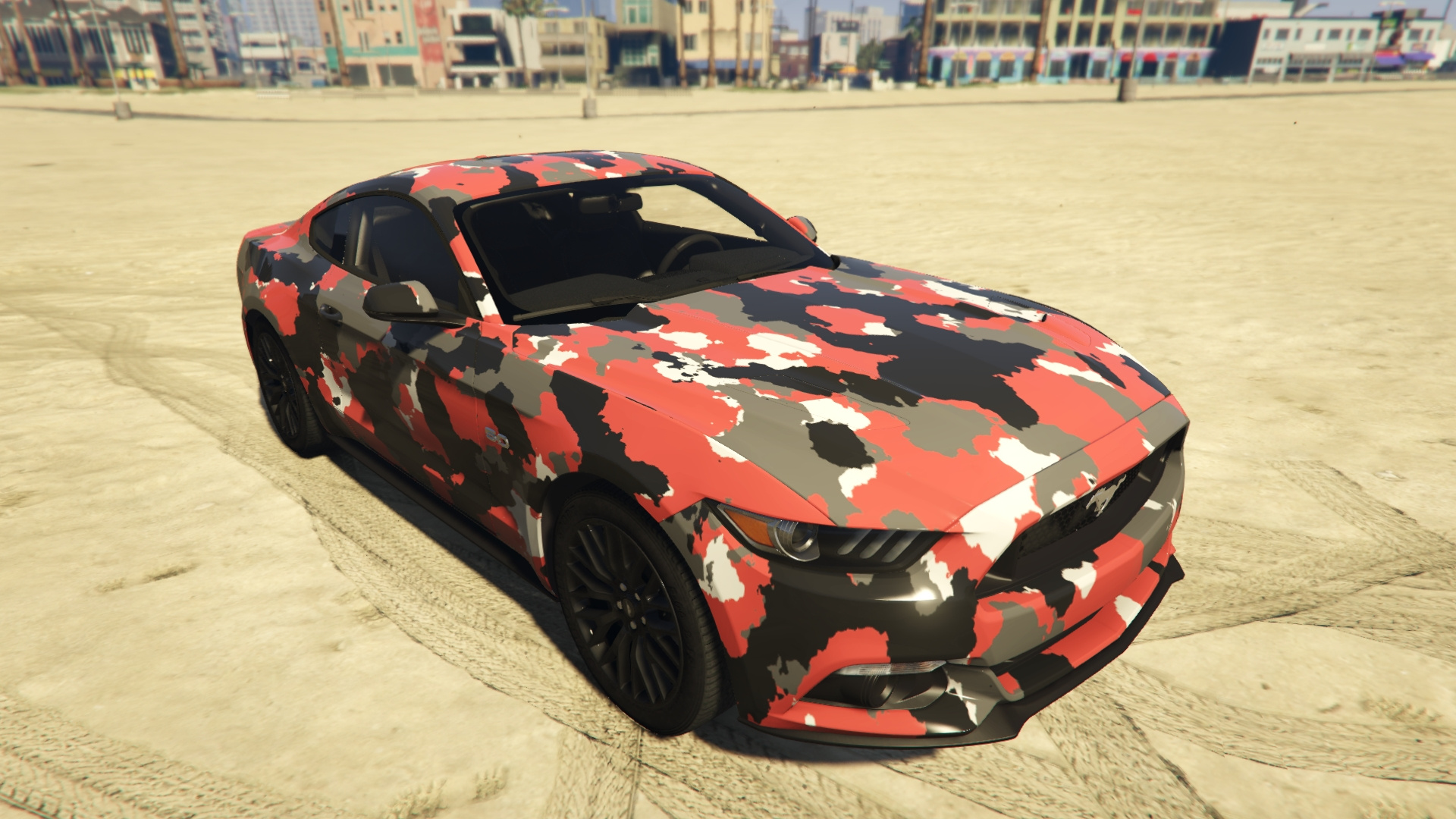 Ford Mustang GT Camouflage Paintjob.