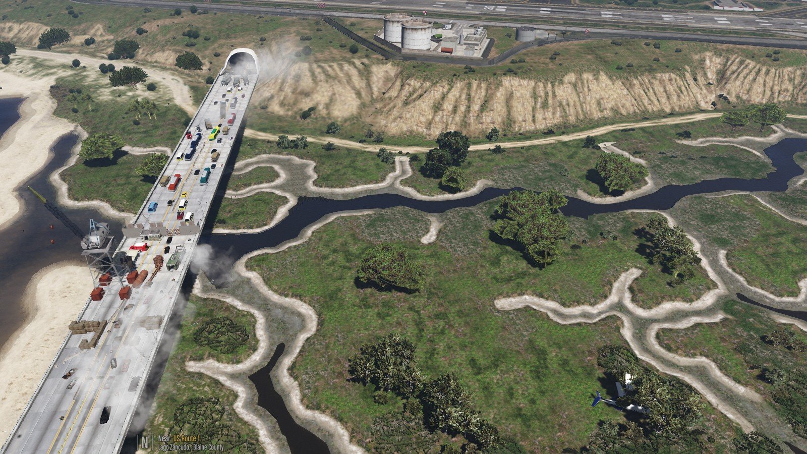 Crossing SUPER SONIC.EXE BRIDGE In GTA 5 